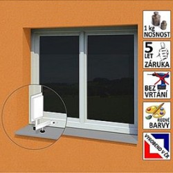 Držák antény na parapet do plastového okna pro NanoStation