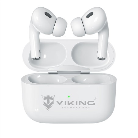Viking bluetooth sluchátka s mikrofonem VPRORT, bílá
