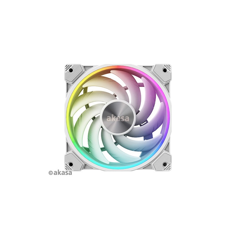 ventilátor Akasa - 12 cm - SOHO AR argb bílý