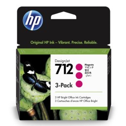 HP 712 3-Pack 29-ml Magenta DesignJet Ink Cartridge