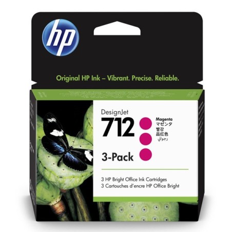 HP 712 3-Pack 29-ml Magenta DesignJet Ink Cartridge