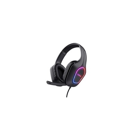 TRUST Herní sluchátka GXT 416 ZIROX, LED, USB, 3.5mm Jack, černá