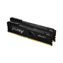 KINGSTON DIMM DDR4 32GB (Kit of 2) 3200MT/s CL16 FURY Beast Černá