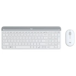 Logitech Wireless Desktop MK470, US, Offwhite