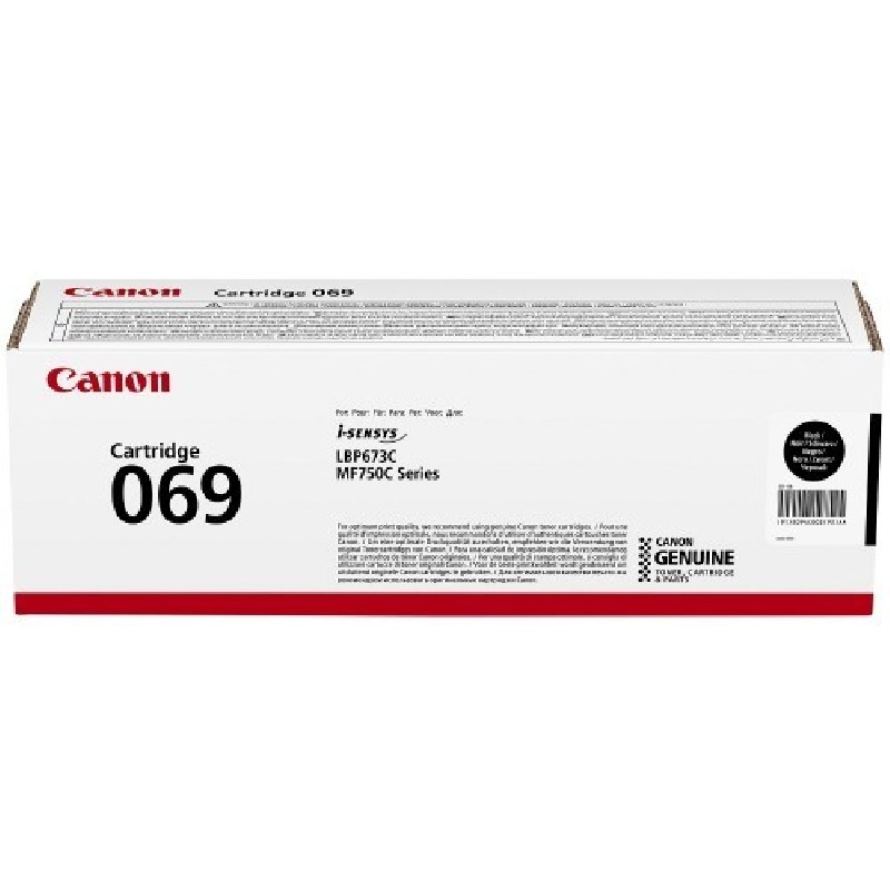 Canon TONER CRG 069BK černý pro LBP673Cdw, MF752Cdw a MF754Cdw (2 100 str.)
