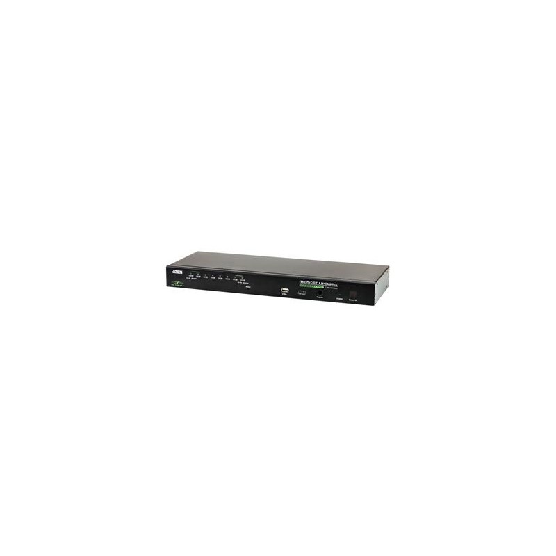 ATEN 8port KVM, USB+PS2, OSD, rack 19" + OverNET
