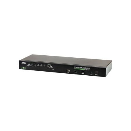 ATEN 8port KVM, USB+PS2, OSD, rack 19" + OverNET