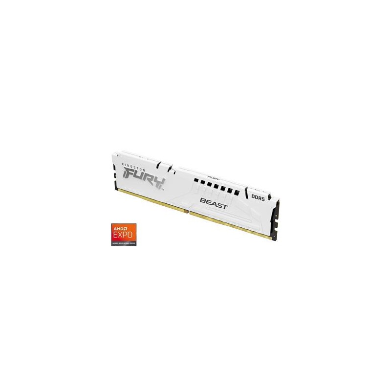 KINGSTON DIMM DDR5 16GB 6000MT/s CL36 FURY Beast Bílá EXPO