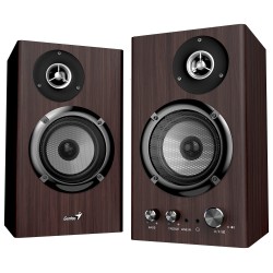 GENIUS Reproduktor SP-HF1812BT, BT, 3.5mm jack, 50W, tmavé dřevo