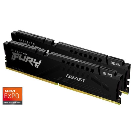 KINGSTON DIMM DDR5 32GB (Kit of 2) 5600MT/s CL36 FURY Beast Černá EXPO