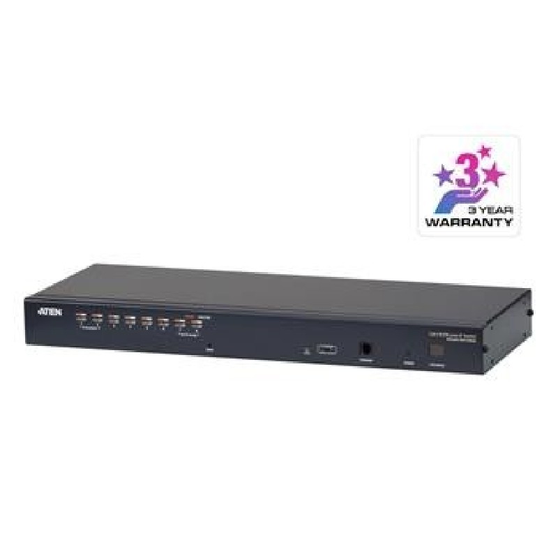 Aten KVM 8port OverNET CAT5, PS/2 + USB, OSD,rack