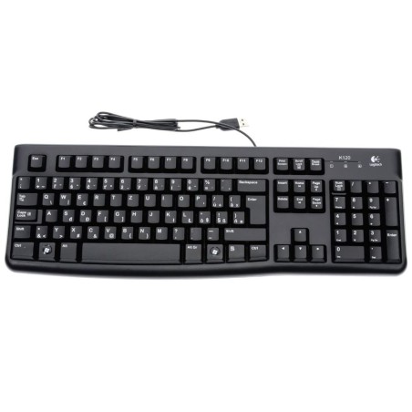 Logitech K120/Drátová USB/CZ-SK layout/Černá
