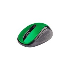 C-TECH myš WLM-02, černo-zelená, bezdrátová, 1600DPI, 6 tlačítek, USB nano receiver