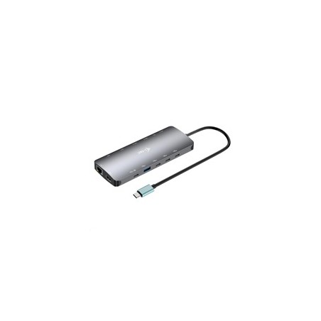 i-tec USB-C Metal Nano 3x Display Dock, 2x HDMI 1x USB-C video, Power Delivery 140W