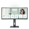 AOC MT VA LCD WLED 34" CU34P3CV - VA panel, 3440x1440, HDMI, DP, USB-C, 4xUSB 3.2, repro, vysk. stavitelny, zakriven