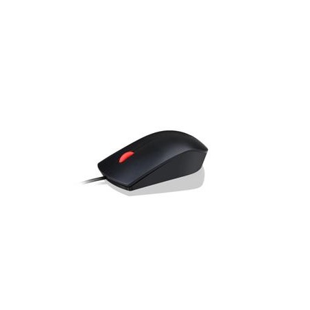 LENOVO myš drátová Essential USB Mouse - 1600dpi, Optical, USB, 3 tlačítka, černá