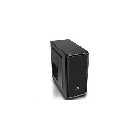 EVOLVEO Shaw 2, case mATX, 1x 120 mm ventilátor, přední mesh panel, prachový filtr, bez zdroje, černá