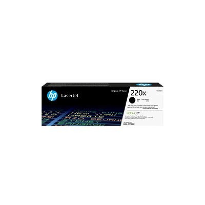 HP 220X Black Original LaserJet Toner Cartridge (7,500 pages)