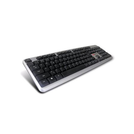 C-TECH klávesnice KB-102 USB, slim, silver, CZ/SK