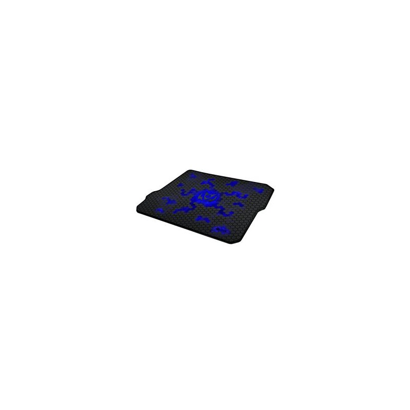 C-TECH herní podložka pod myš ANTHEA CYBER BLUE, 320x270x4mm, obšité okraje