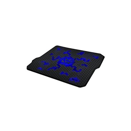 C-TECH herní podložka pod myš ANTHEA CYBER BLUE, 320x270x4mm, obšité okraje