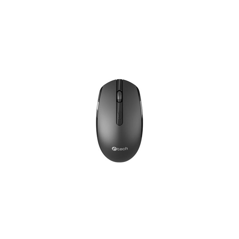 C-TECH Myš WLM-15 Dual mode, bezdrátová, BT5.0 + 2,4GHz, 1600DPI, 6 tlačítek, USB nano receiver, černá