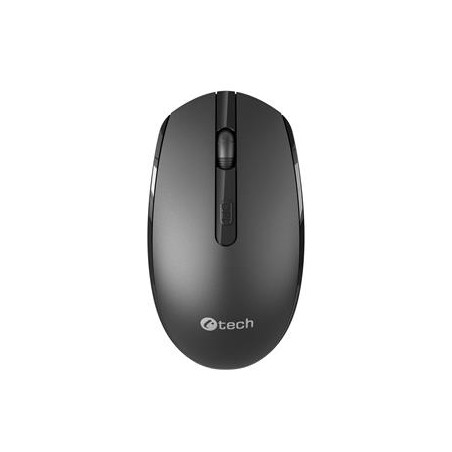 C-TECH Myš WLM-15 Dual mode, bezdrátová, BT5.0 + 2,4GHz, 1600DPI, 6 tlačítek, USB nano receiver, černá