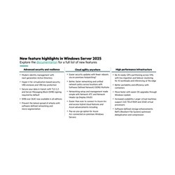 HPE Microsoft Windows Server 2025 16-core Standard Reseller Option Kit (en/fr/it/ge/sp/du/port)