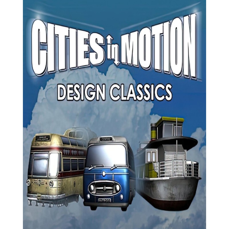 Cities in Motion Design Classics – herní rozšíření pro PC (elektronická licence)
