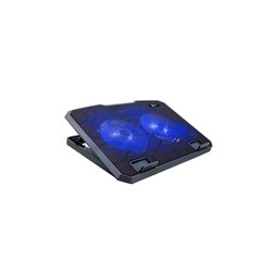 C-TECH chladící podložka pod NTB CLP-140, 15,6", 2x 140mm, 2x USB, modré podsvícení