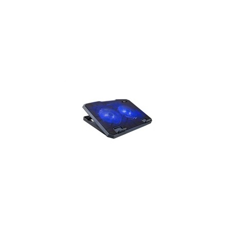 C-TECH chladící podložka pod NTB CLP-140, 15,6", 2x 140mm, 2x USB, modré podsvícení