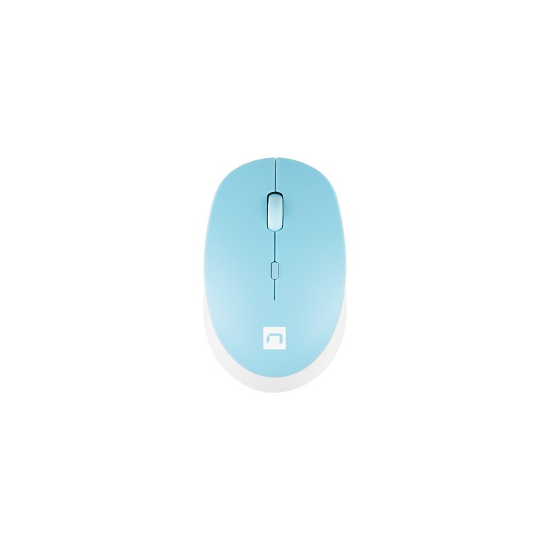 Natec optická myš HARRIER 2/1600 DPI/Kancelářská/Optická/1 600 DPI/Bezdrátová Bluetooth/Světle modrá