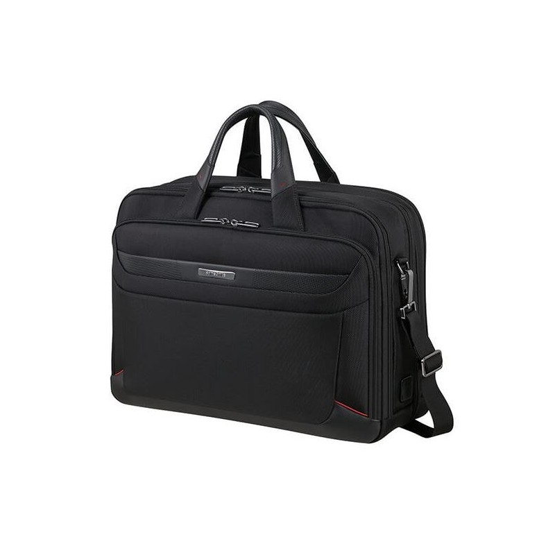 Samsonite PRO-DLX 6 Bailhandle 17.3" EXP Black