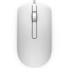 Dell MS116/Kancelářská/Optická/1 000 DPI/Drátová USB/Bílá