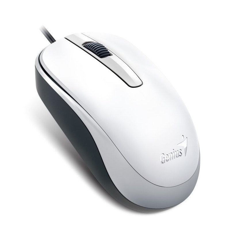 GENIUS myš DX-120, drátová, 1200 dpi, USB, bílá