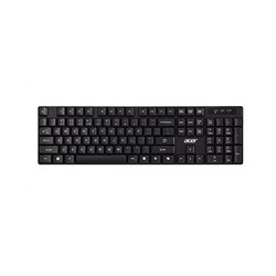 ACER Wireless klávesnice 2,4GHz RF, AKR110, dosah až 10 m, membránové klávesy, životnost až 5 mil. úhozů, voděodolná