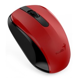 GENIUS myš NX-8008S/ 1200 dpi/ bezdrátová/ tichá/ BlueEye senzor/ červená