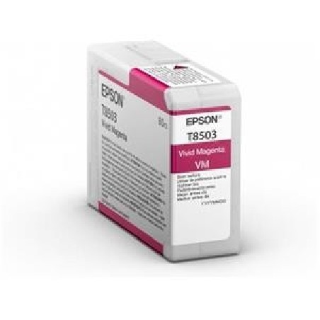 EPSON ink bar Singlepack Vivid Magenta T85030N UltraChrome HD ink 80ml