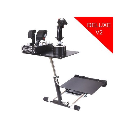 Wheel Stand Pro DELUXE V2, stojan na joystick pro Thrustmaster HOTAS WARTHOG, Saitek X55/Saitek X52