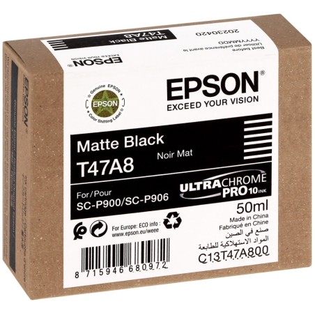 EPSON ink Singlepack Matte Black T47A8 UltraChrome Pro 10 ink 50ml