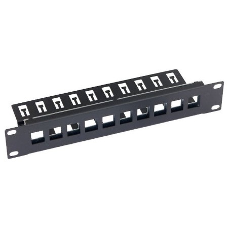 Patch panel 10" 10portů MODULÁRNÍ 1U