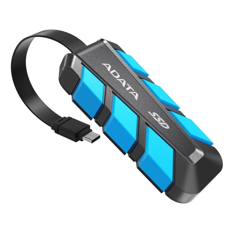 ADATA External SSD 2TB SC740, USB-C 3.2 Gen2, Černo-modrá