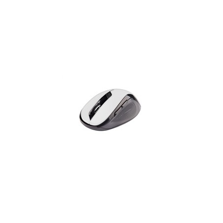 C-TECH myš WLM-02, černo-bílá, bezdrátová, 1600DPI, 6 tlačítek, USB nano receiver