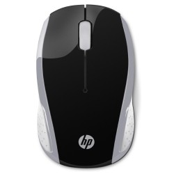 HP myš - 200 Mouse, Wireless, Pike Silver