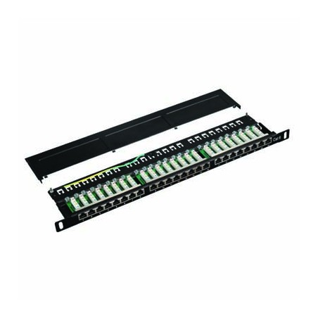 DATACOM Patch panel 19" STP 24 port CAT6 LSA 0,5U
