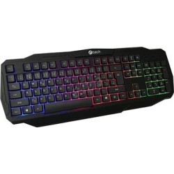 C-TECH klávesnice Arcus (GKB-15), casual gaming, CZ/SK, duhové podsvícení, USB