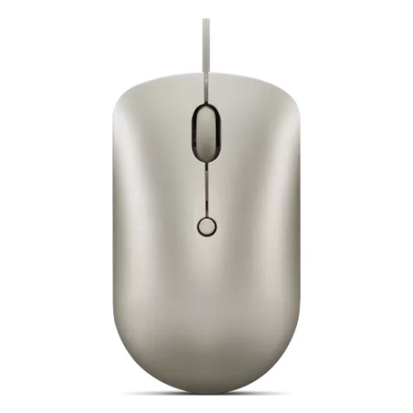LENOVO 540 USB-C Wired Compact Mouse ( Biege ) - myš
