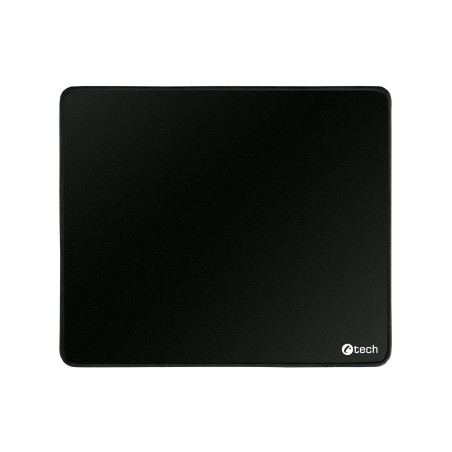 C-TECH Podložka pod myš MP-01, černá, 320x270x4mm, obšité okraje