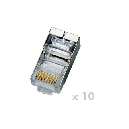 Konektor RJ45 STP Cat5e 8p8c pro licnu (10ks)