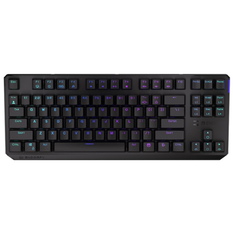 ENDORFY Klávesnice Thock TKL Wireless Black, Mechanická, Bezdrátová, ARGB, černá
